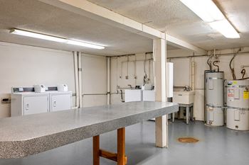 Crown East laundry facilities